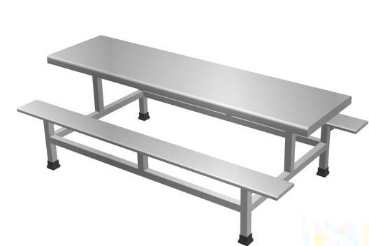 不锈钢餐桌